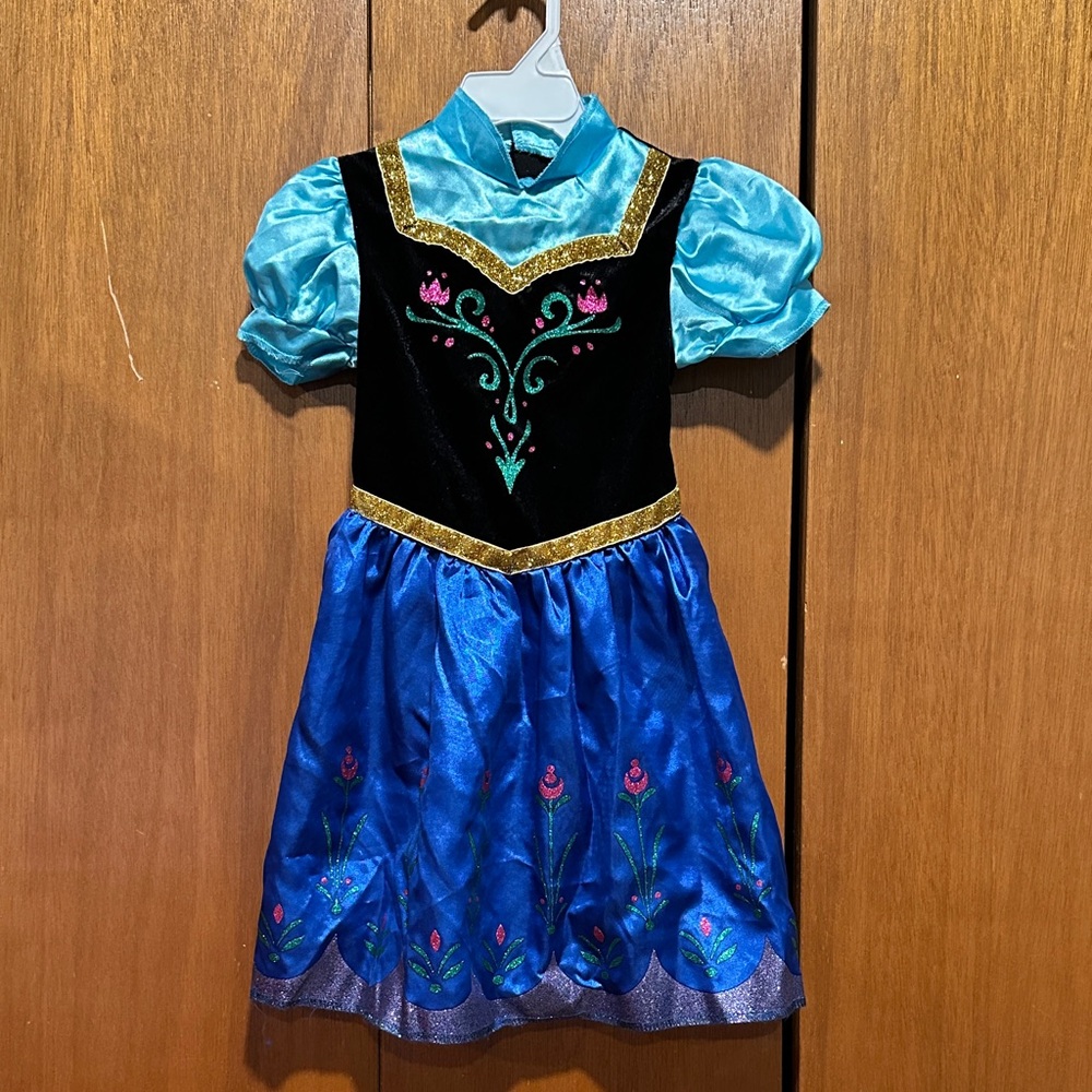 Disney Princess Costume Dress - Blue, Black, and Gold